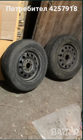 2 железни джанти 13” с бонус гуми - общо 20 лв., снимка 2 - Гуми и джанти - 50044035
