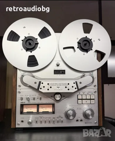 🔥🔥🔥ТОП колекционерски ролков магнетофон AKAI GX-635 DB + набове + ролки🔈