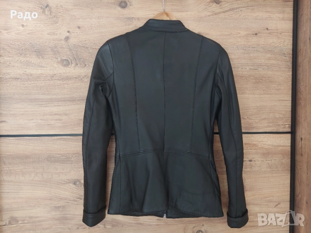 Ново дамско яке естествена кожа размер S кожено КОРОНА сако палто KORONA висок клас кожени изделия, снимка 7 - Якета - 51989270