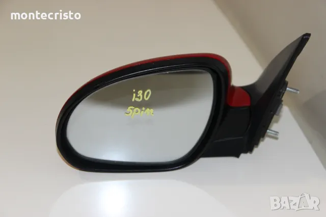 Ляво огледало Hyundai i30 (2007-2009г.) Хюндай i 30 / 876102L200 🔴Цвят: Червен, снимка 2 - Части - 47917047