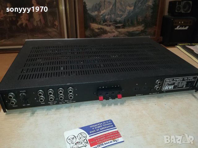 LOEWE SA3480 STEREO AMPLIFIER-ВНОС SWISS LNV0907231157, снимка 18 - Ресийвъри, усилватели, смесителни пултове - 41494346