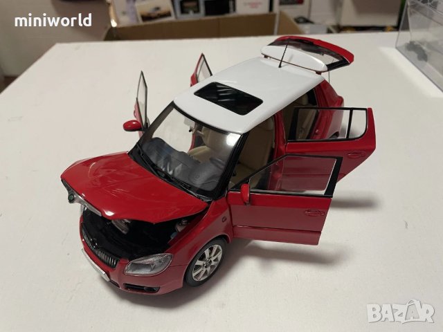 Skoda Fabia 2008 - мащаб 1:18 на Paudi всичко отвяряемо нов в кутия, снимка 7 - Колекции - 44432097