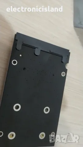 mSATA to SATA преходник конвертор платка ZOMY SSD адаптер картa, снимка 2 - Кабели и адаптери - 22165313