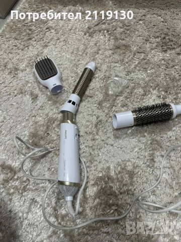 Philips Сешоар 4 в 1 електрическа четка за коса с въздух, снимка 2 - Аксесоари за коса - 51937673