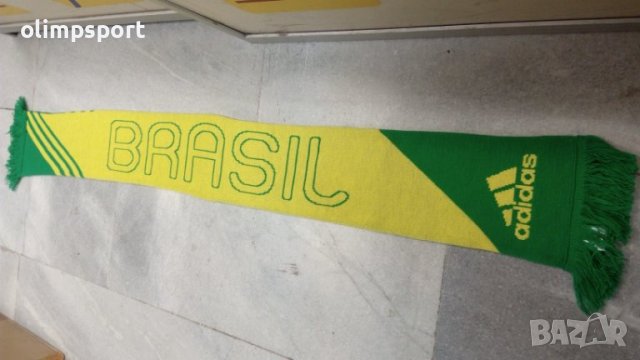 Плетен шал Brasil Бразилия нов, снимка 1 - Футбол - 29486807