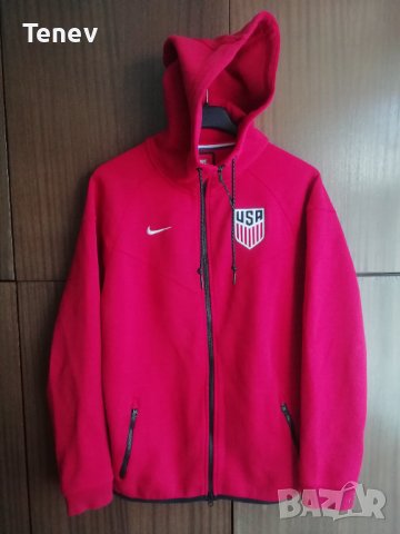USA Nike Football Soccer оригинален суичър горнище САЩ L размер 