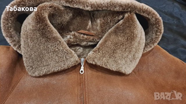  Разкошно кожено палто, снимка 4 - Палта, манта - 39338781