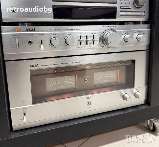 🔉Колекционерски аудио сет предусилвател + крайно стъпало AKAI PS - 200C + AKAI PS-120 M🔉, снимка 2 - Ресийвъри, усилватели, смесителни пултове - 52920429