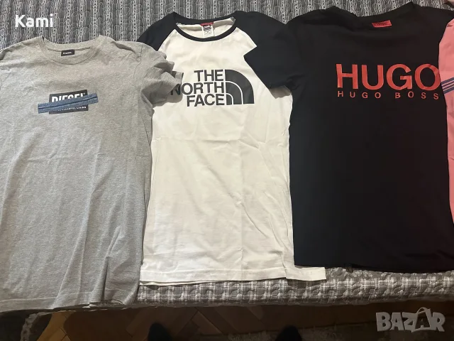 мъжки маркови тениски Guess, Hugo boss,The north face, diesel, napapijri, Tommy jeans 