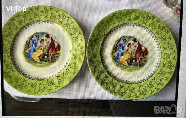 Декоративни чинии Чехия, снимка 2 - Декорация за дома - 48164868