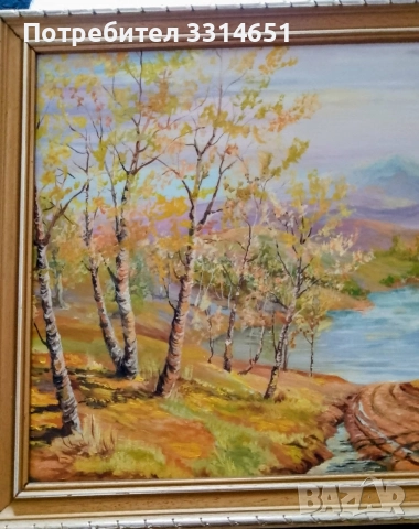 Маслена живопис - прекрасна стара картина , снимка 5 - Картини - 52849952