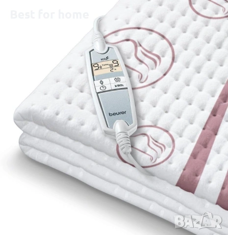 Beurer UB 90 comfort нагревателна подложка за легло, мека нагревателна подложка за легло с две темпе