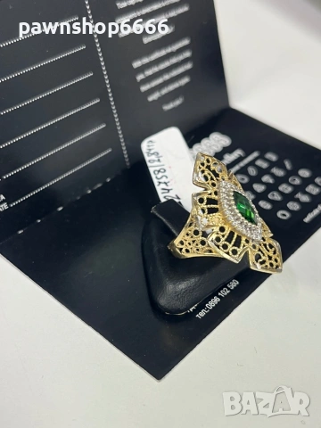 Златен пръстен 14К, снимка 3 - Пръстени - 53270995