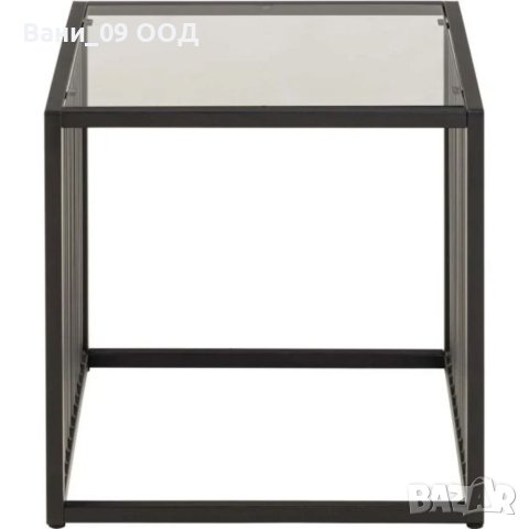 Красива холна масичка от метал и стъкло, снимка 3 - Маси - 40940480