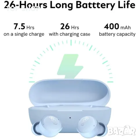 Безжични слушалки висок клас QCY T17, BLUETOOTH 5.1