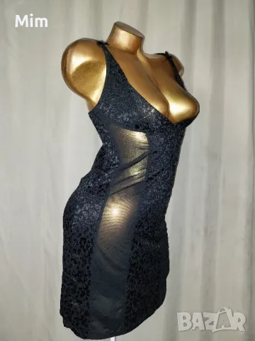 M/L Черна моделиращо бельо /рокля /, снимка 3 - Рокли - 47309720