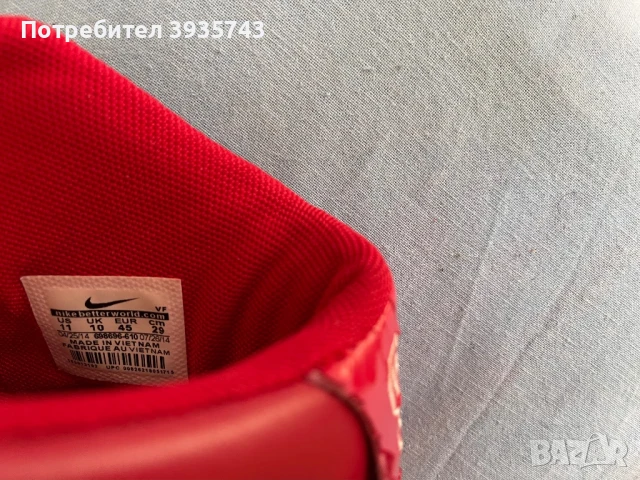 Nike Supreme x Air Force 1 High SP Red, снимка 7 - Маратонки - 50903662