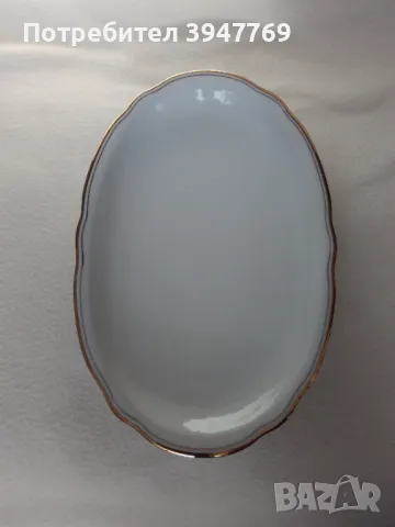 елипсовидна чиния, снимка 2 - Сервизи - 47720703