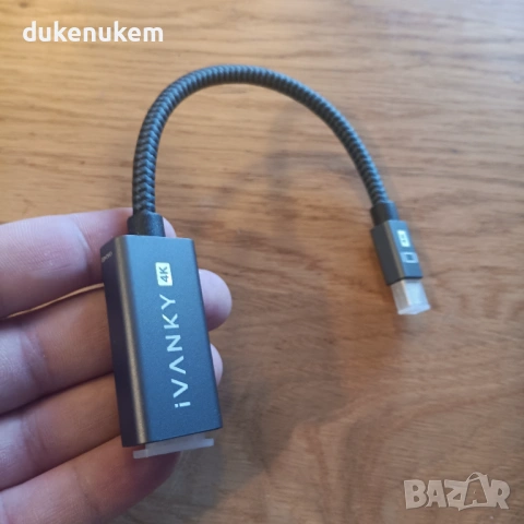 2 броя Адаптер Mini DisplayPort към HDMI 4K@30Hz, снимка 5 - Кабели и адаптери - 53382257