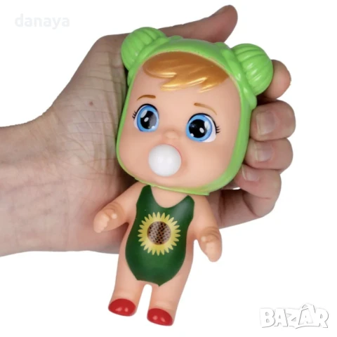 5993 Антистрес играчка кукла бебе с балонче – 13 см, снимка 3 - Кукли - 50917259