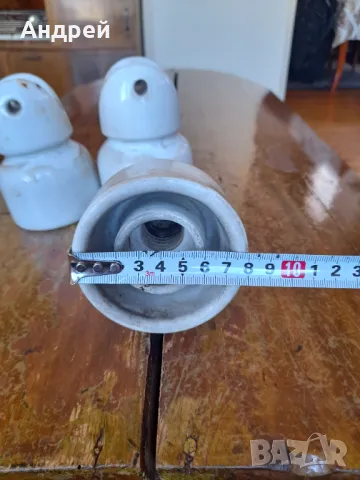 Стар порцеланов изолатор,изолатори #8, снимка 7 - Други ценни предмети - 50130185