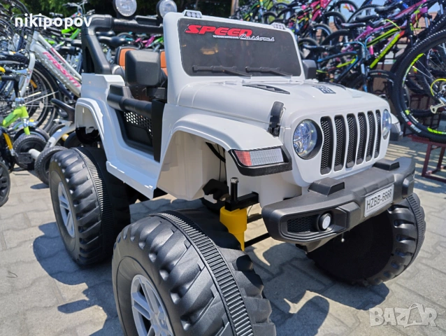 US Двуместен акумулаторен джип FUEGO 4x4, снимка 2 - Детски велосипеди, триколки и коли - 53569359