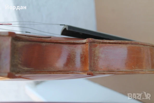 Стара цигулка с лък , снимка 15 - Струнни инструменти - 50565604