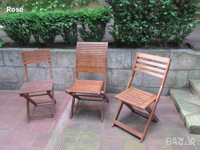Classic Teak Folding Chairs,сгъваем стол, тиково дърво,градинска мебел, снимка 1 - Столове - 41352169
