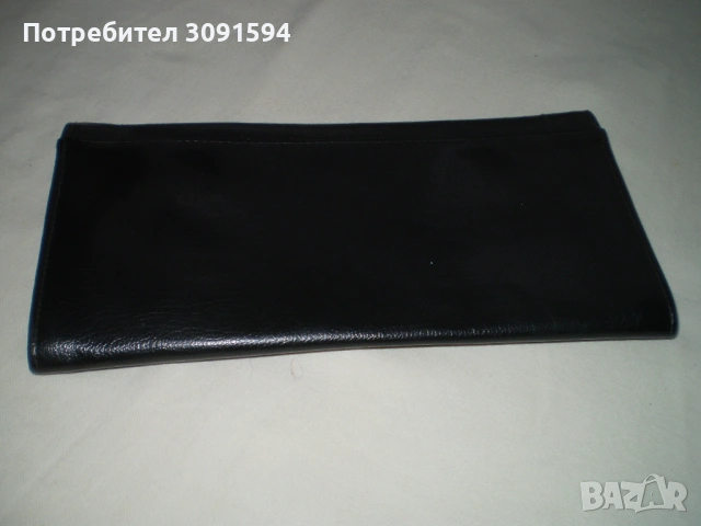 Винтидж черна тип клъч, дамска мини чанта с закопчалка, снимка 4 - Други ценни предмети - 53597105