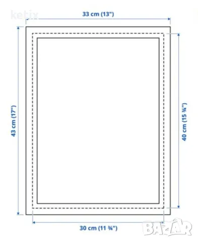 Рамка 30х40 см,черна, снимка 4 - Други - 48039965