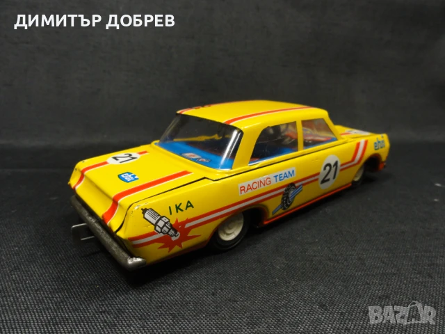 СТАРА РЕТРО СОЦ GDR DDR МЕТАЛНА ИГРАЧКА АВТОМОБИЛ КОЛИЧКА OPEL REKORD EHRI , снимка 4 - Колекции - 50591813