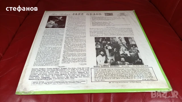 Дългосвиреща грамофонна плоча JAZZ GRASS ridge runner, TEXAS, снимка 2 - Грамофонни плочи - 51258338