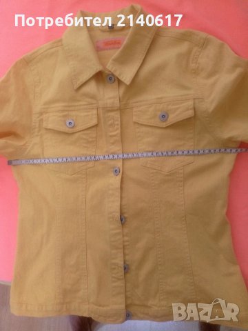 Лятно яке,жълт деним Street One, снимка 4 - Якета - 41079417