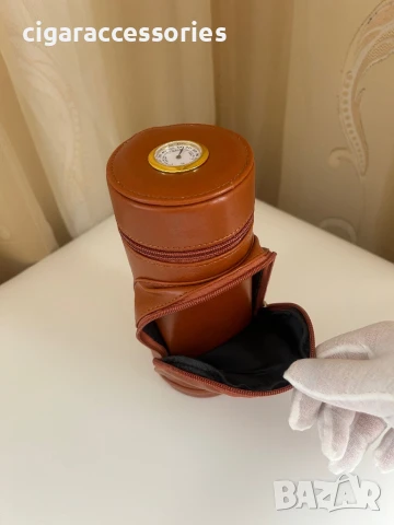 Преносим хумидор за пури – до 8 броя, снимка 3 - Табакери - 51373176