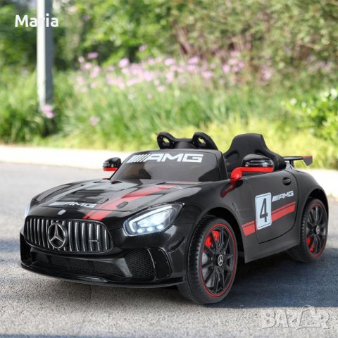 Акумулаторена кола Mercedes Benz GT4 AMG 12V , снимка 5 - Детски велосипеди, триколки и коли - 38691438