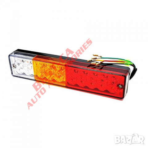 Комплект лед стопове 12V-24V подходящи за бусове, камиони, ремаркета, снимка 2 - Аксесоари и консумативи - 36465537