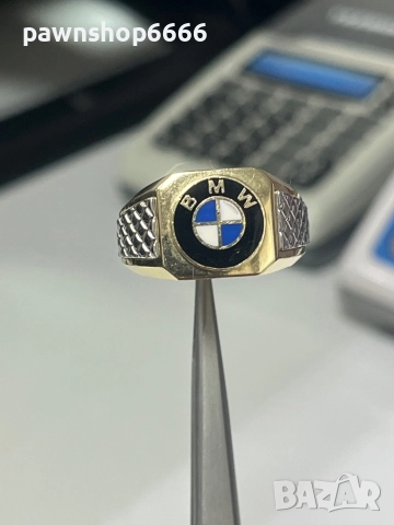 Златен пръстен 14 карата, снимка 10 - Пръстени - 51988762