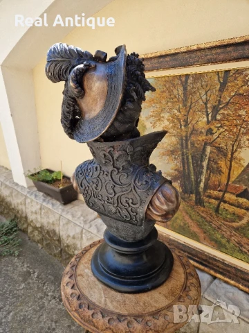 Топ уникална антикварна френска бронзова фигура статуетка скулптура , снимка 10 - Антикварни и старинни предмети - 51072983