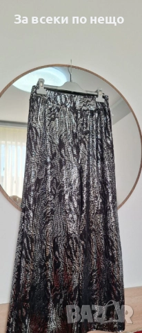 Дамски Панталон Свободен Силует С Пайети Код BS-129, снимка 5 - Панталони - 52770333