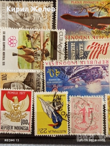 Стари пощенски марки от цял свят смесени ЖИВОТНИ,СПОРТ,КОСМОС за КОЛЕКЦИЯ 52008, снимка 2 - Филателия - 53218387