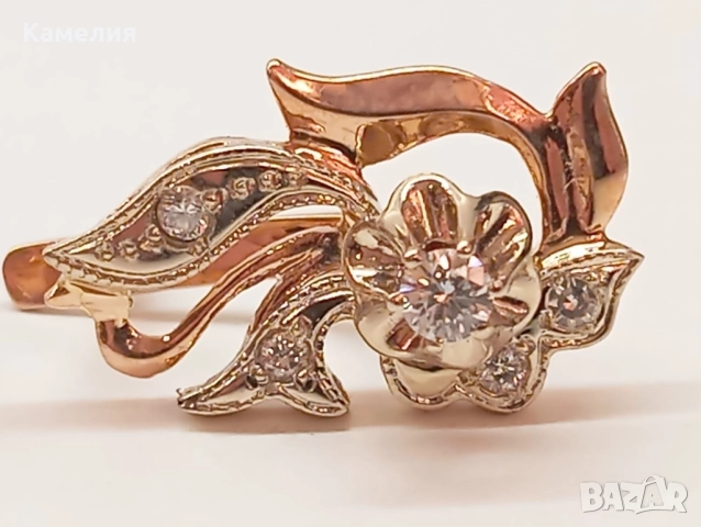 Руско злато , снимка 3 - Обеци - 52961701