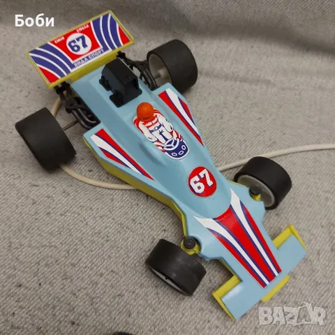 Стара Рядка Българска Соц Играчка Количка с Дистанционно Формула Вида Спорт, снимка 9 - Колекции - 49892869