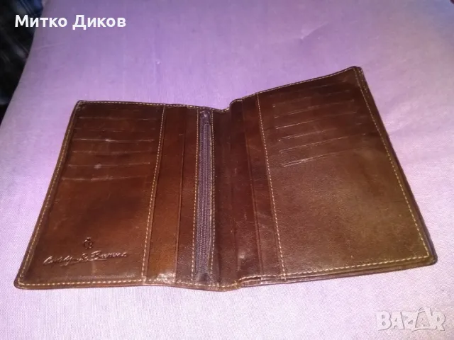 Портфейл марков на Castelijn Beerens 170х120мм естествена кожа с много прегради за карти, снимка 6 - Портфейли, портмонета - 47656441