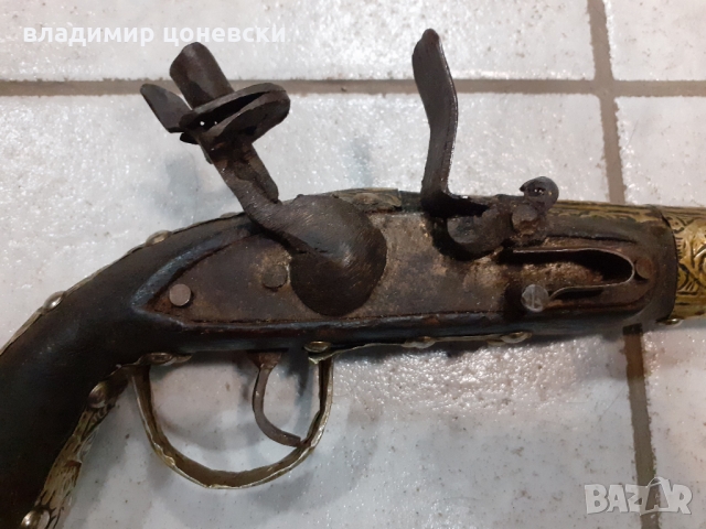 Красив кремъчен пистолет,пищов,оръжие, снимка 8 - Колекции - 36086452
