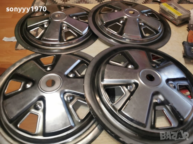 ретро тасове-4бр метални от едно време 2702260912M, снимка 14 - Колекции - 53641847