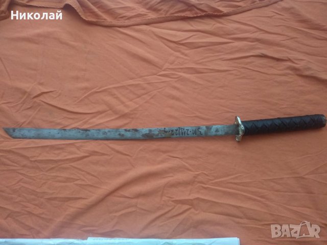 самурайски меч ръчна изработка, снимка 2 - Други ценни предмети - 41607399