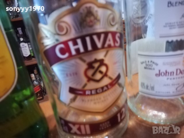 DEWARS CUTTY SARK CHIVAS-3 ПРАЗНИ ШИШЕТА ЗА КОЛЕКЦИЯ 0903231644, снимка 10 - Колекции - 39941553
