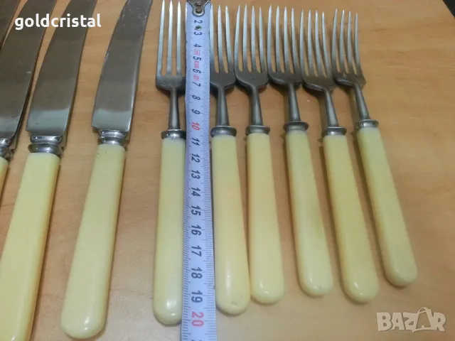 стари руски прибори за хранене ножове и вилици , снимка 3 - Антикварни и старинни предмети - 49831901