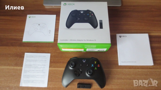 Microsoft Xbox Controller + Wireless Adapter, снимка 3 - Аксесоари - 53411301