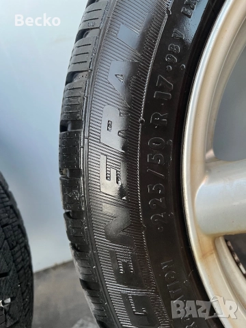 Лети джанти 17 5х110, Алфа Ромео 159, зимни гуми 225/50/17, снимка 7 - Гуми и джанти - 52806911